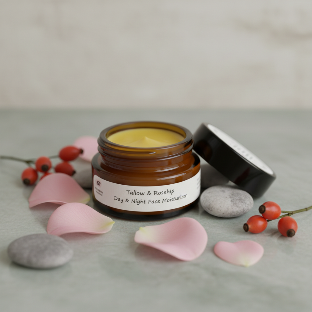 Tallow Rosehip Beeswax Day & Night Face Moisturiser