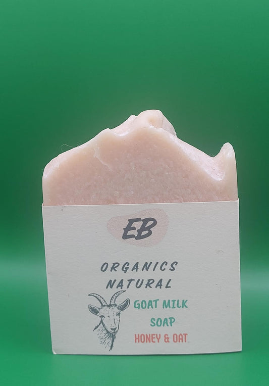 Organic Honey, Beeswax, Goat Milk & Oat Soap Bar