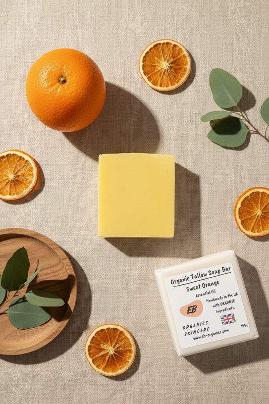 EB Organics Organic Tallow Soap Bar Sweet Orange - Enhanced Image