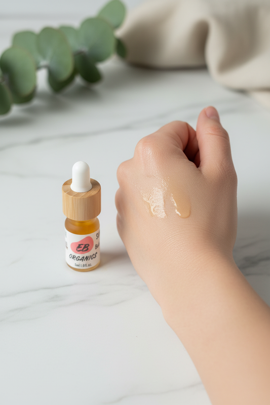 EB Organics Serum - Lifestyle Image