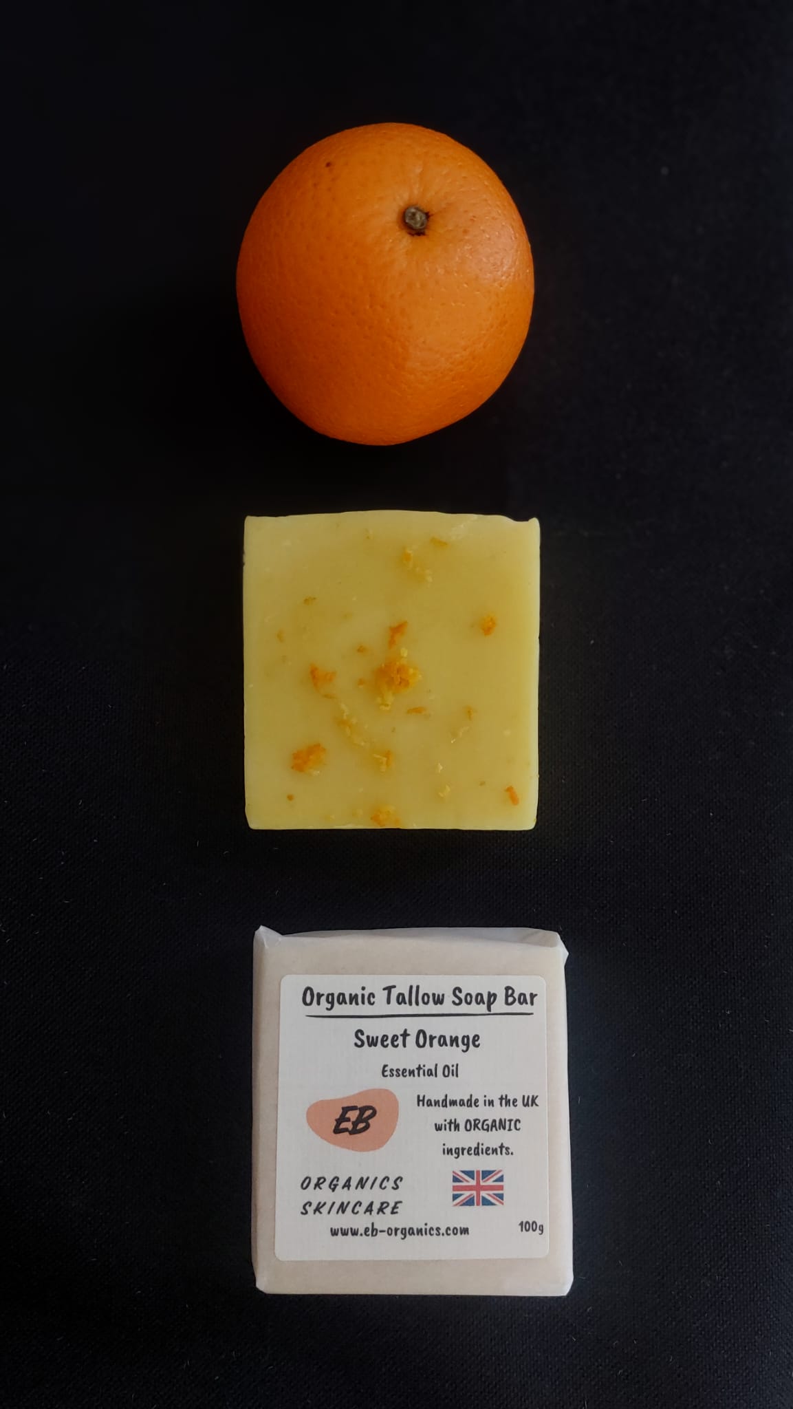 Organic Tallow Soap Bar (Sweet Orange)