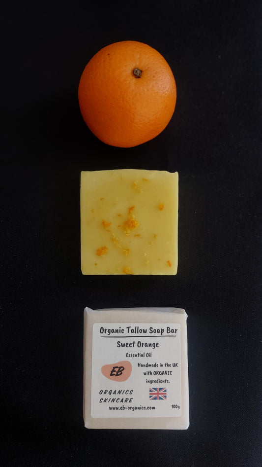 Organic Tallow Soap Bar (Sweet Orange)