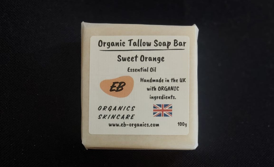 Organic Tallow Soap Bar (Sweet Orange)
