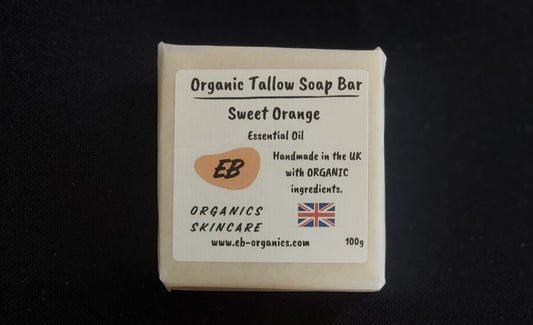 Organic Tallow Soap Bar (Sweet Orange)